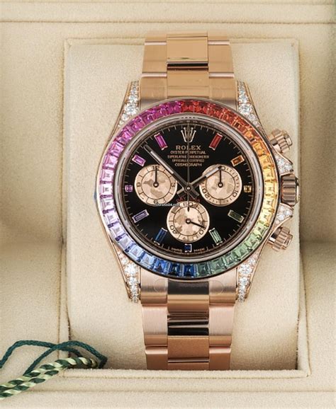 rolex rainbow daytona chrono24|rolex rainbow daytona original price.